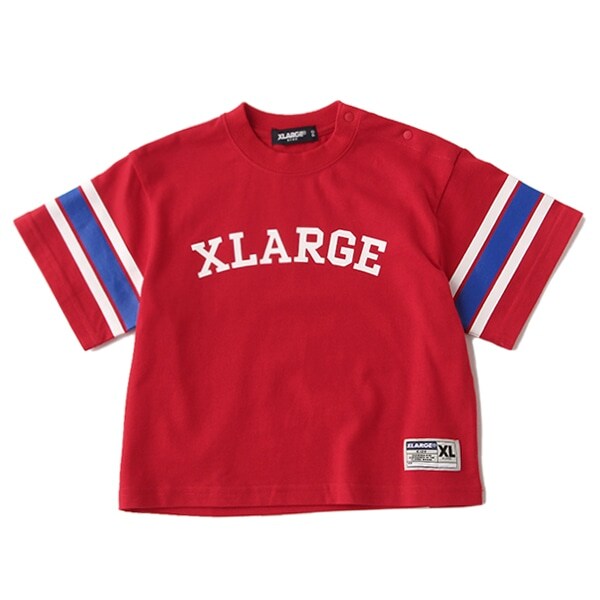 袖ラインロゴTシャツ