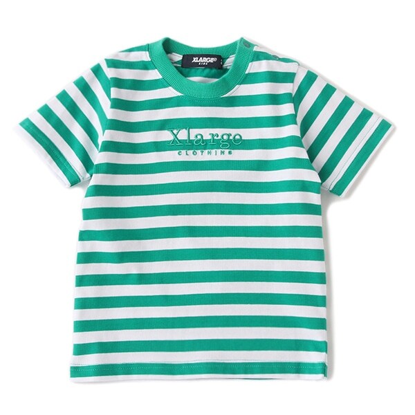 ボーダーロゴTシャツ