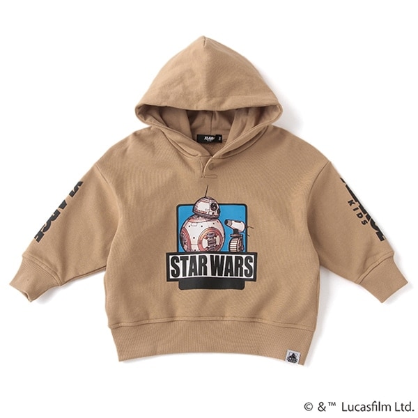 【STAR WARS】 裏毛 BB-8デザインパーカー
