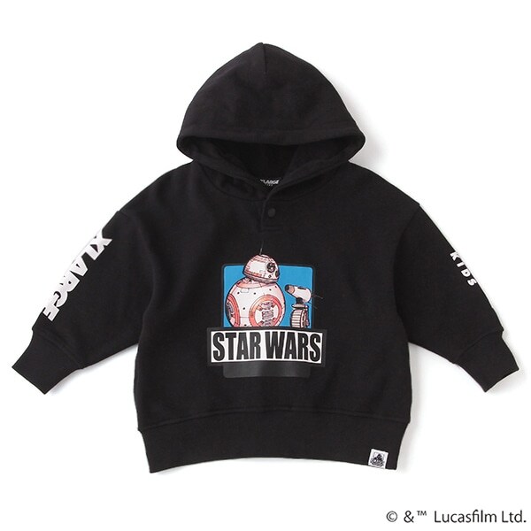 【STAR WARS】 裏毛 BB-8デザインパーカー