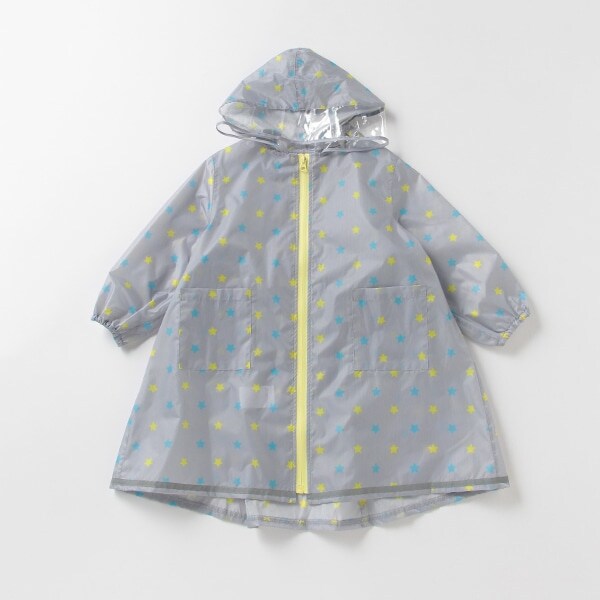 Narumiya Online ナルミヤ オンラインの公式通販サイト収納袋つきboys総柄レインコート S 80 90 薄カーキ キッズ