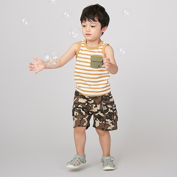 Narumiya Online ナルミヤ オンラインの公式通販サイトフロントポケットショートパンツ 80 カーキ キッズ
