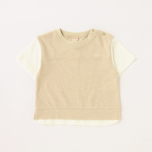 【接触冷感】ベスト風切替Ｔシャツ