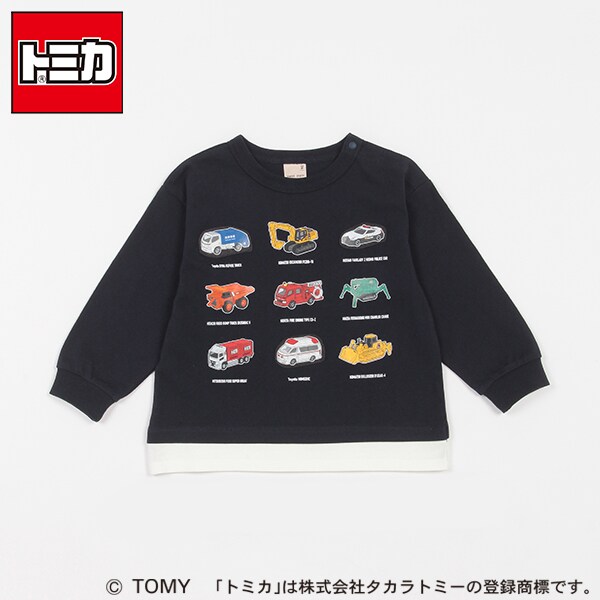 【TOMICA】車集合長袖T