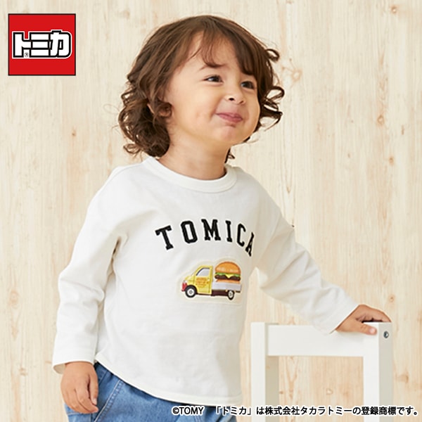 【TOMICA】アップリケ長袖T