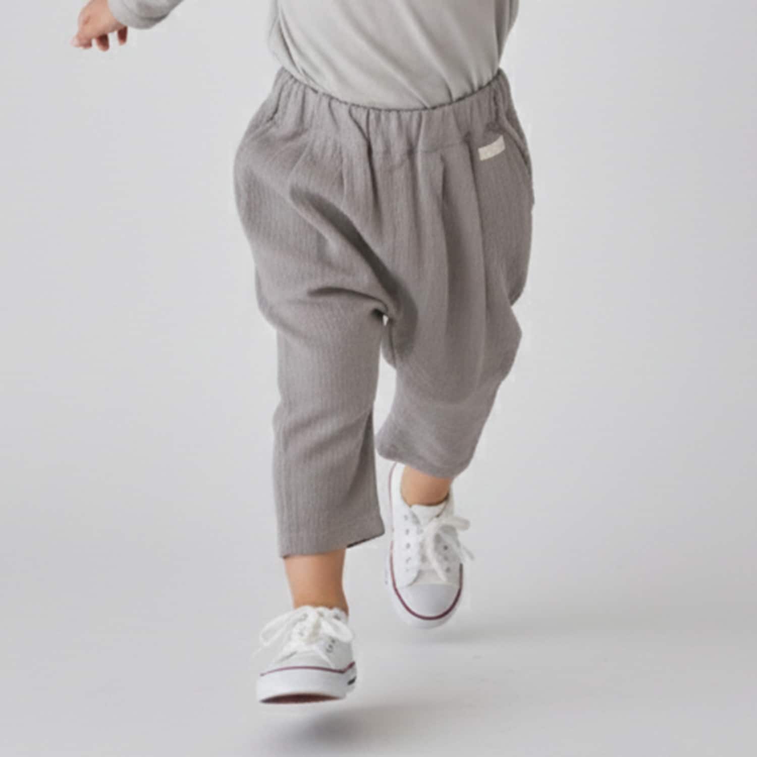 【防汚加工】楊柳クロップドパンツ