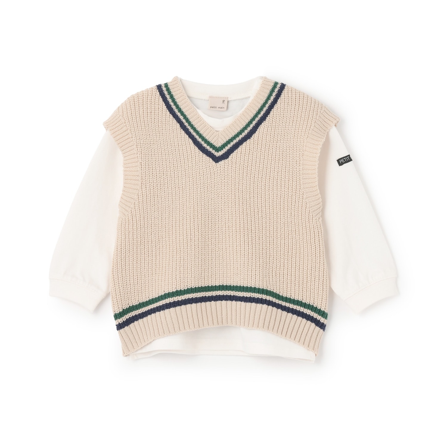 【ウォッシャブル】ニットベストセット