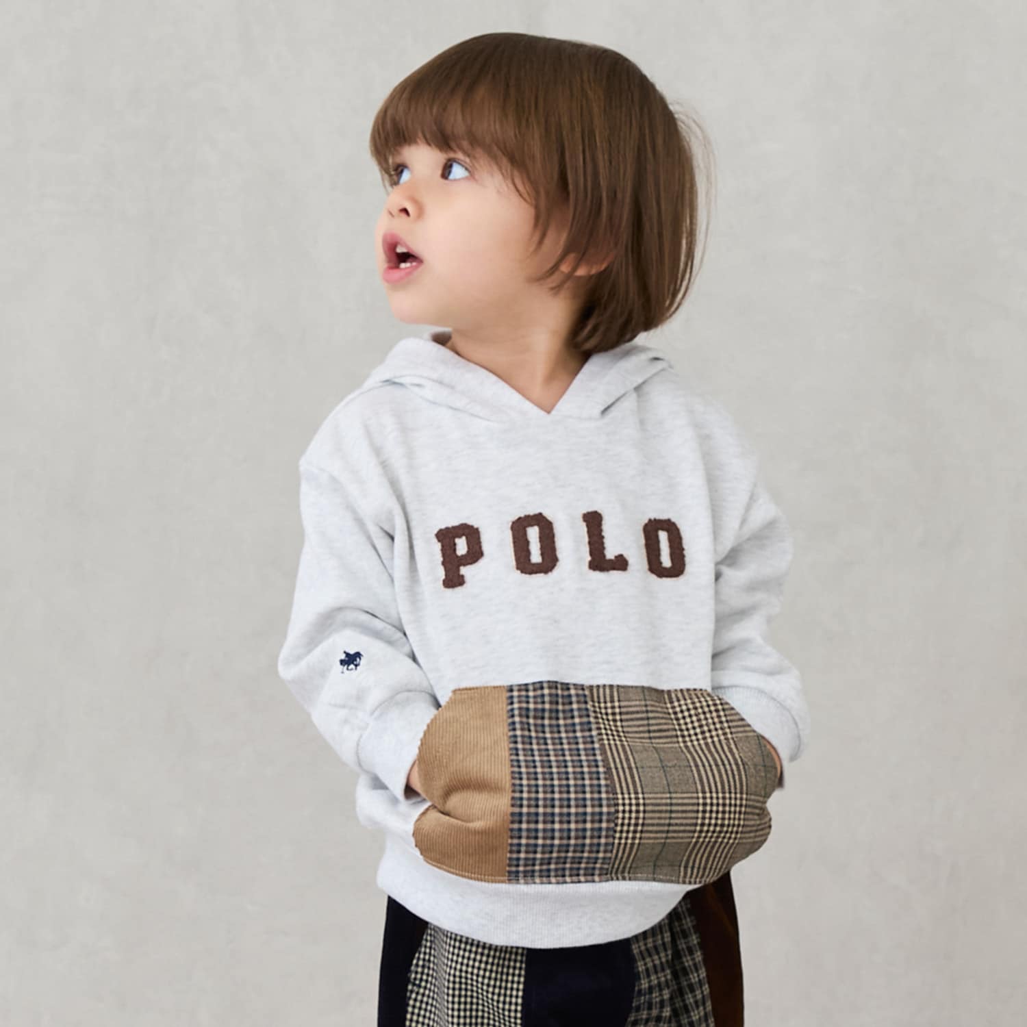 【POLO BCS】パッチワークパーカー