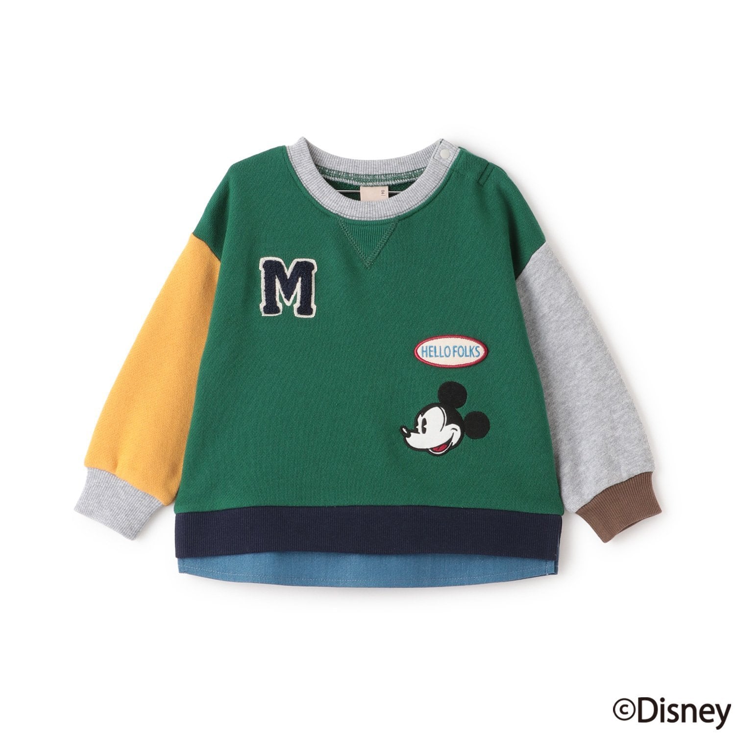 【Disney】ワッペントレーナー