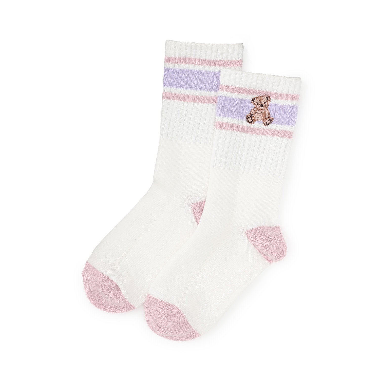 インセクトシールド】虫除けソックス(SS(11-13cm) ライト ピンク