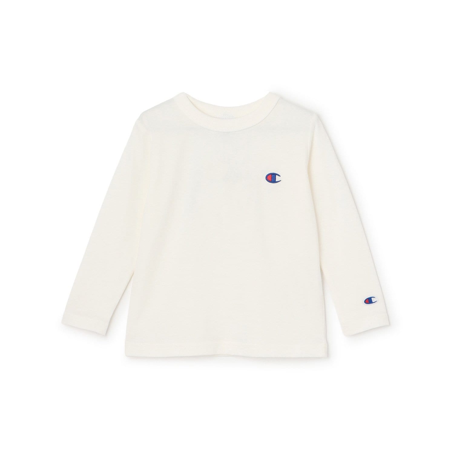 【champion】ワンポイント長袖Tシャツ(サイズ:100~150)