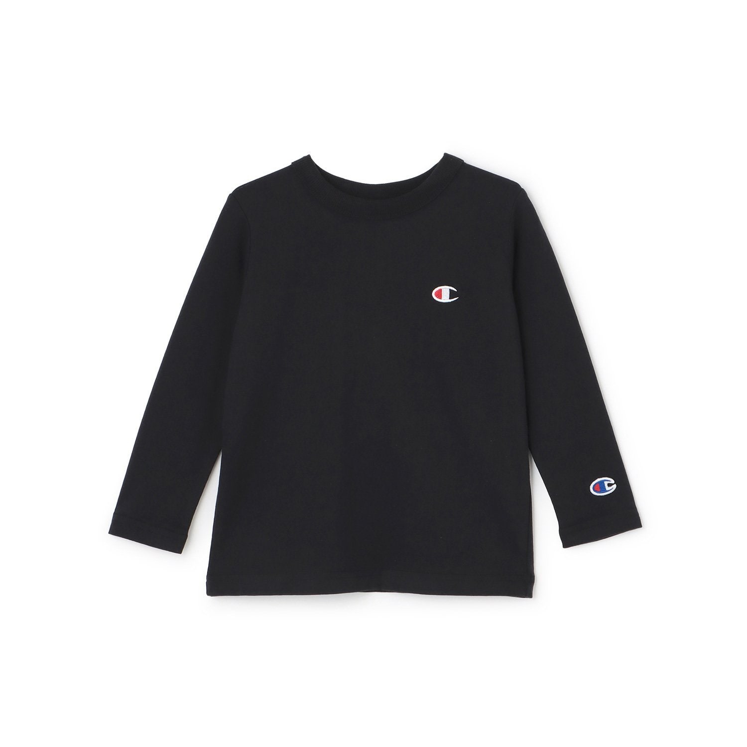 【champion】ワンポイント長袖Tシャツ(サイズ:100~150)