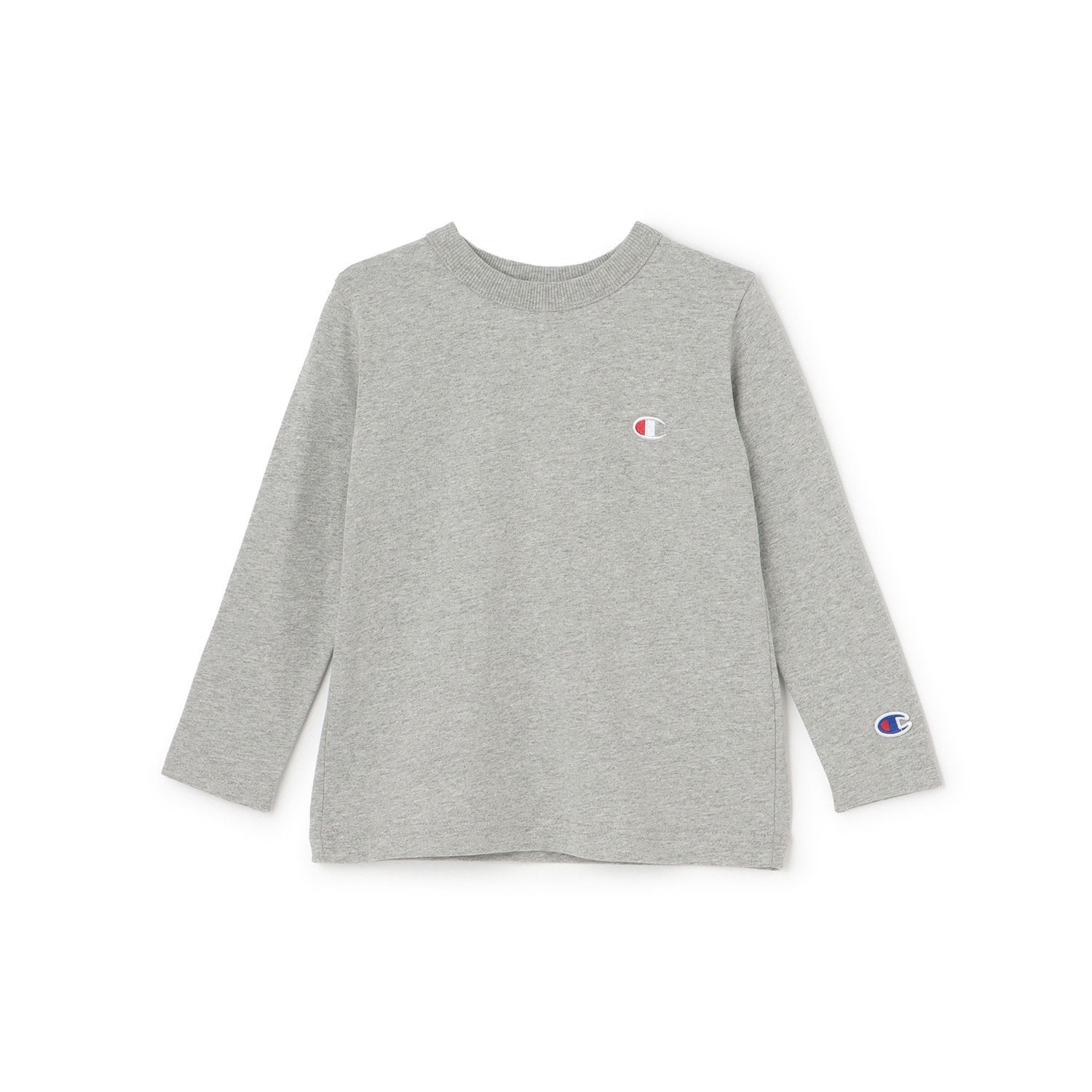 【champion】ワンポイント長袖Tシャツ(サイズ:100~150)