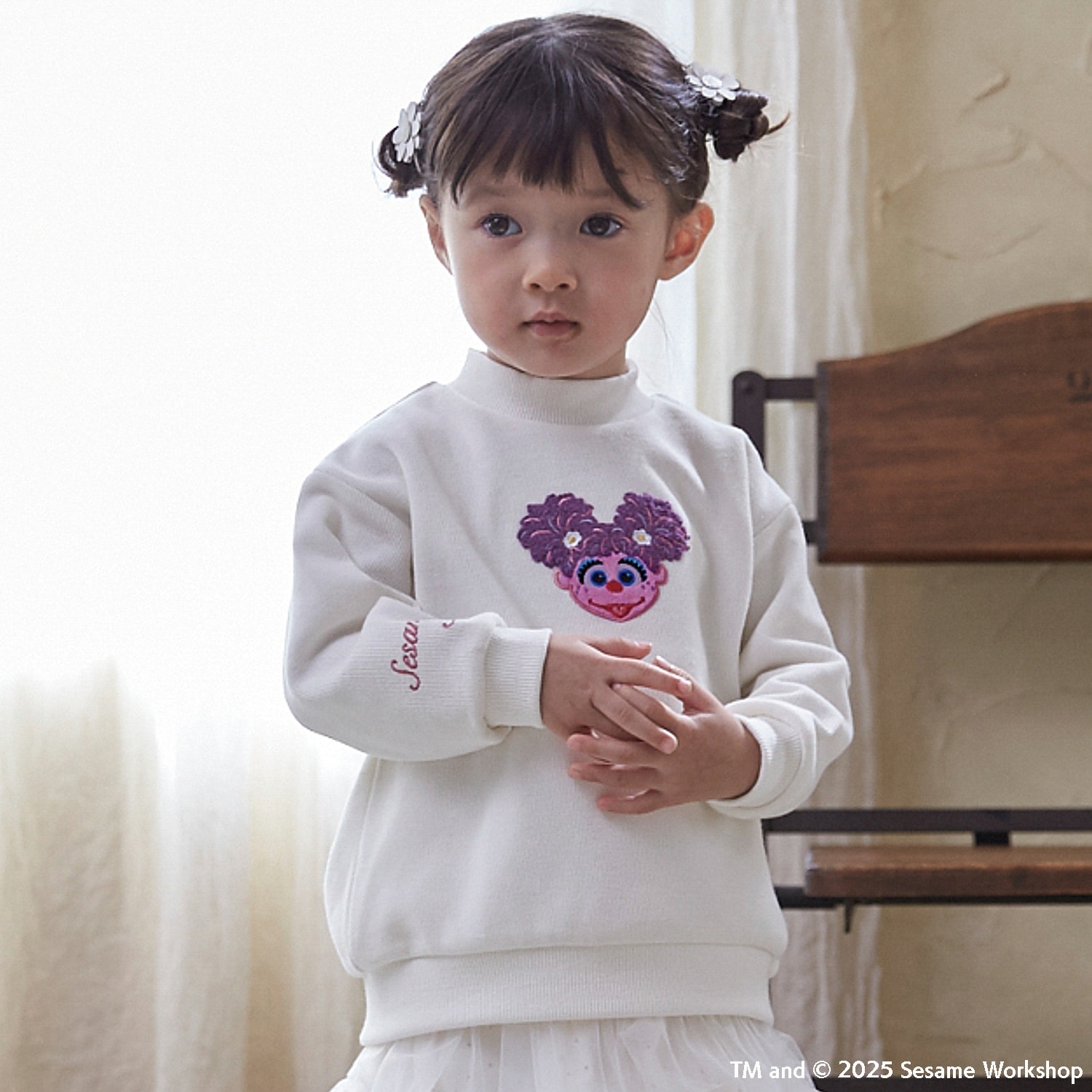 SESAME STREET】モチーフトレーナー(80cm 紺): キッズ - ナルミヤ