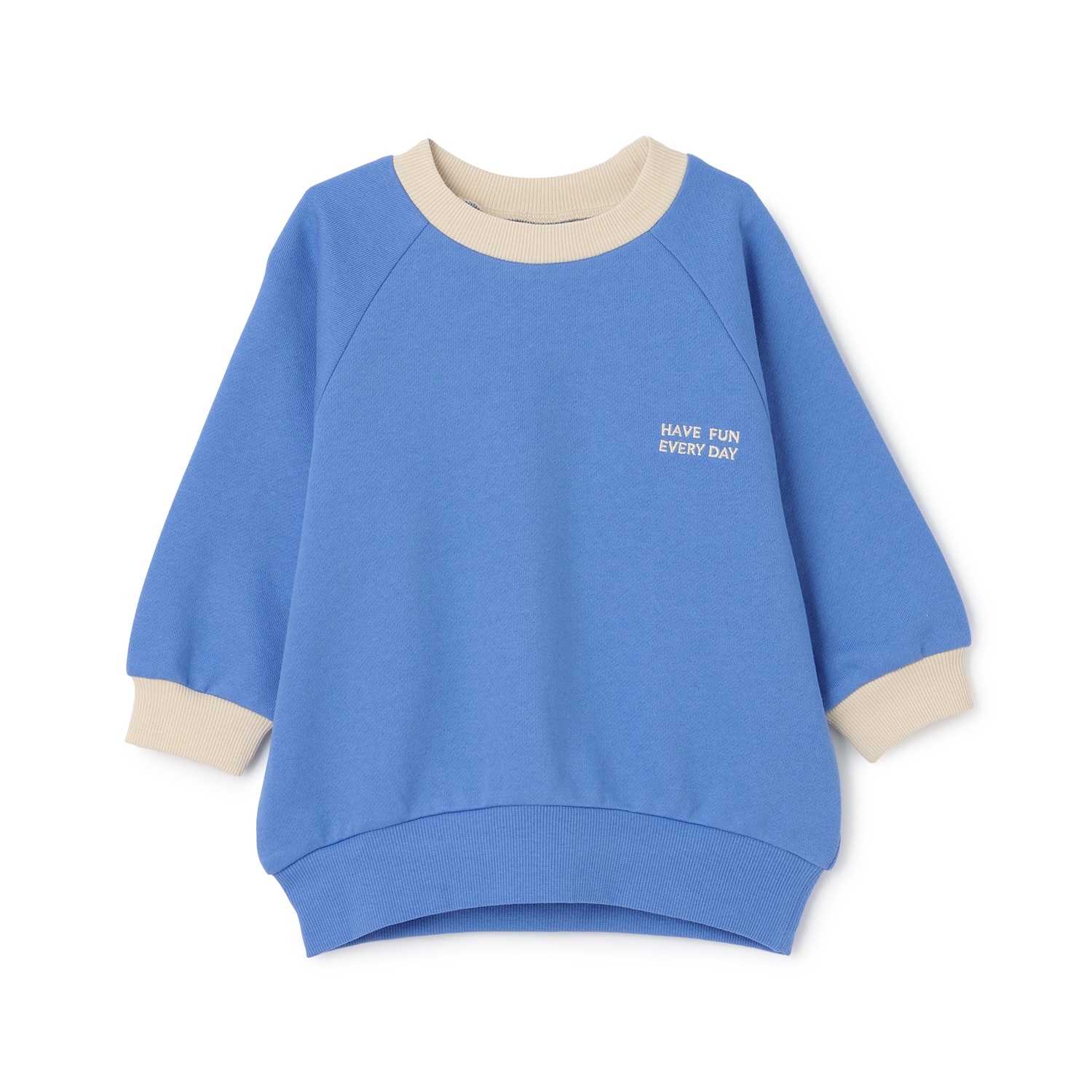 【GOODPRICE】裏起毛衿配色トレーナー