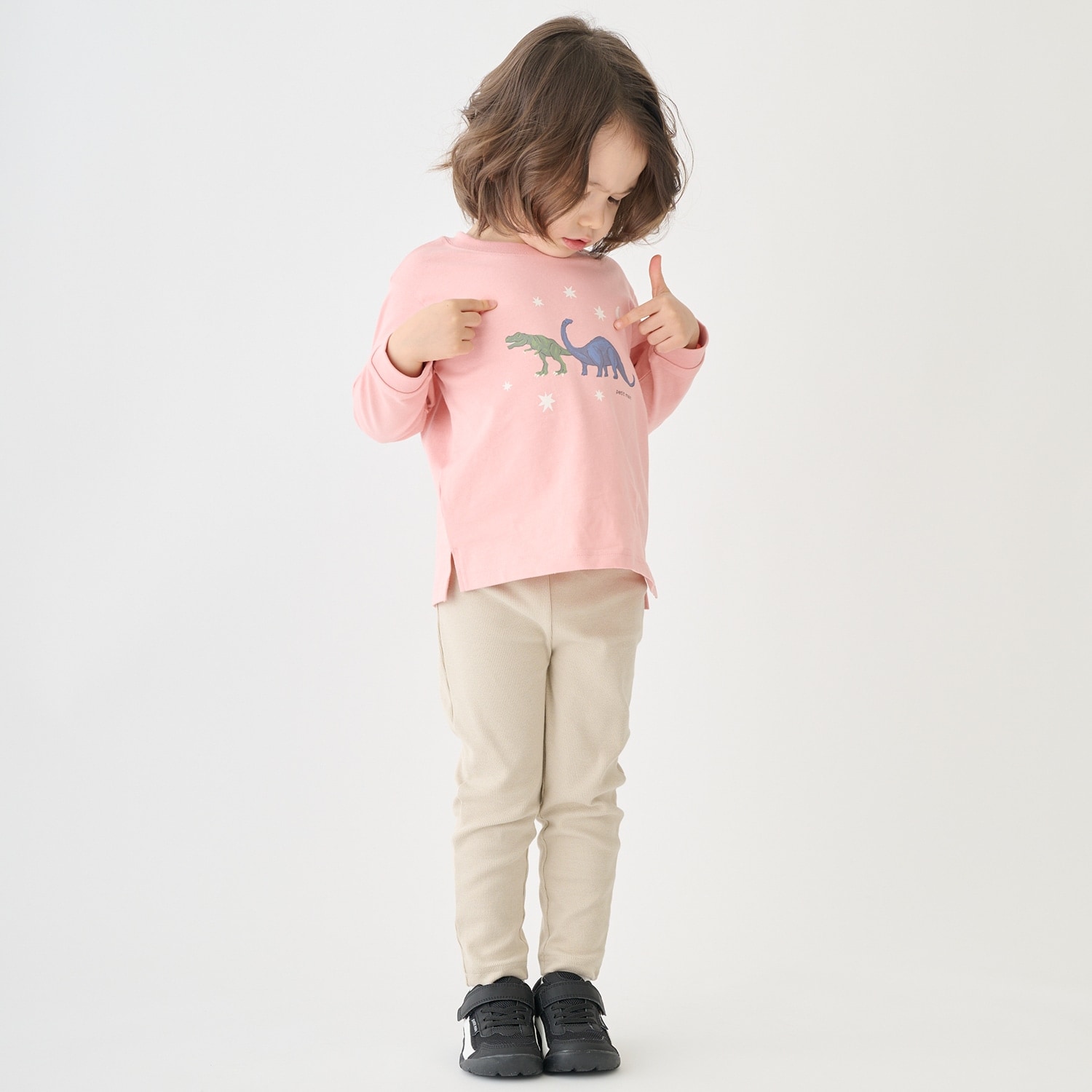 【プティプラ】BOYS10分丈レギンス