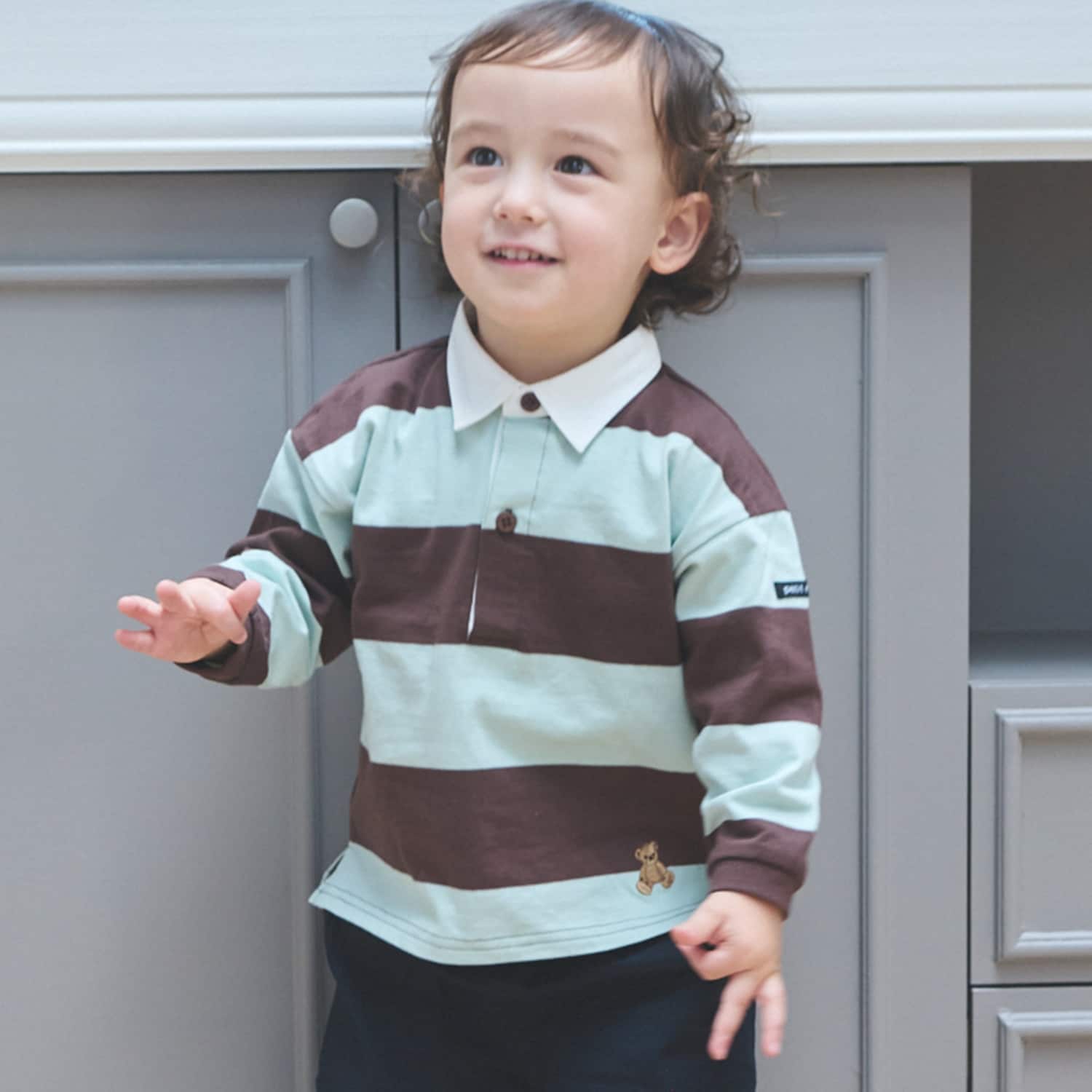 【リンク】ボーダーラガー長袖Tシャツ