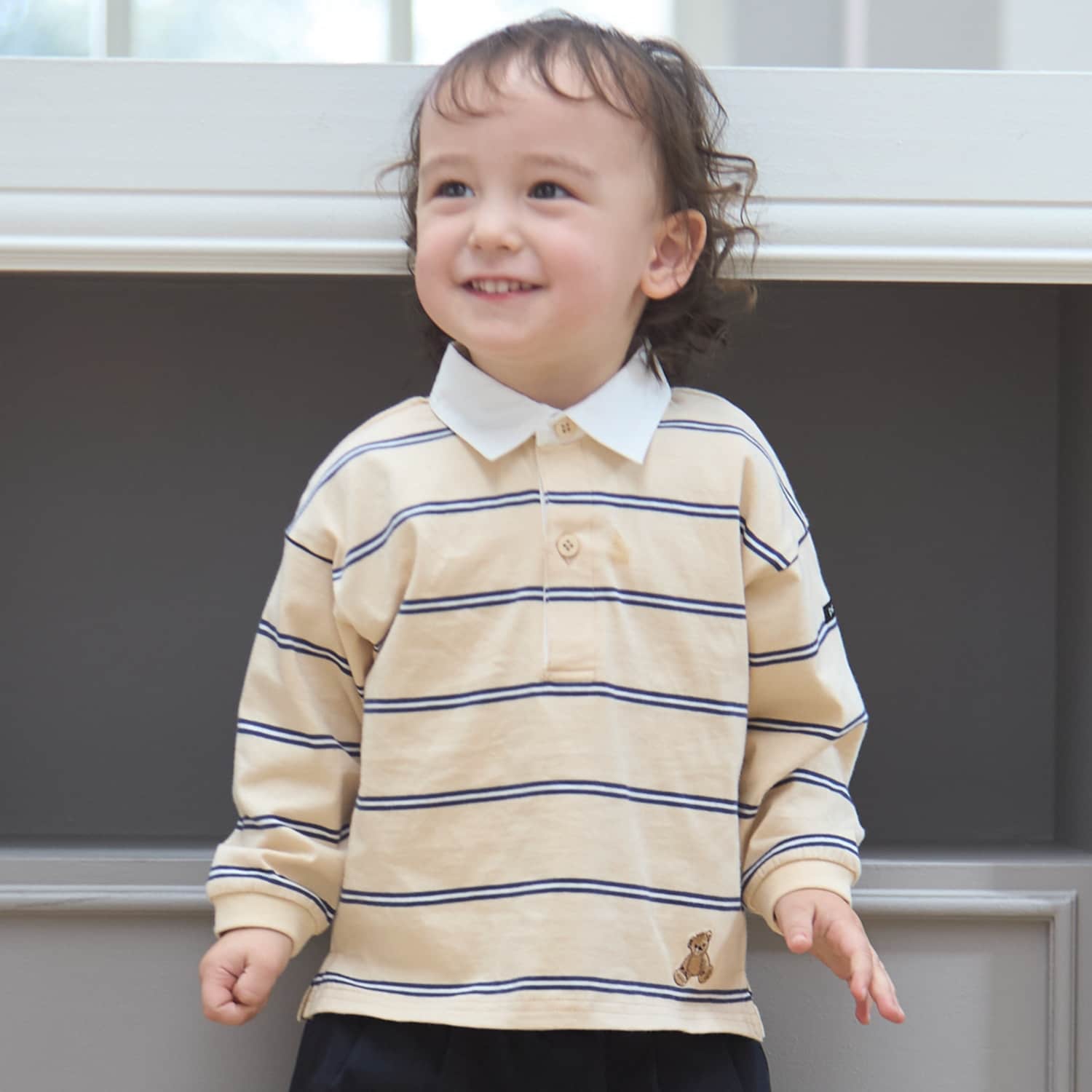 【リンク】ボーダーラガー長袖Tシャツ