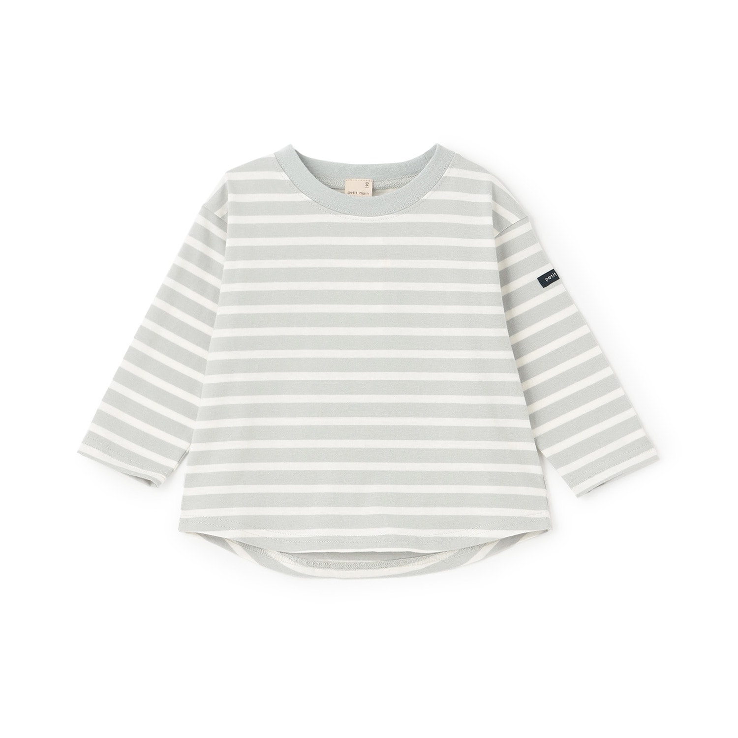 【食品防汚】ボーダー長袖Tシャツ