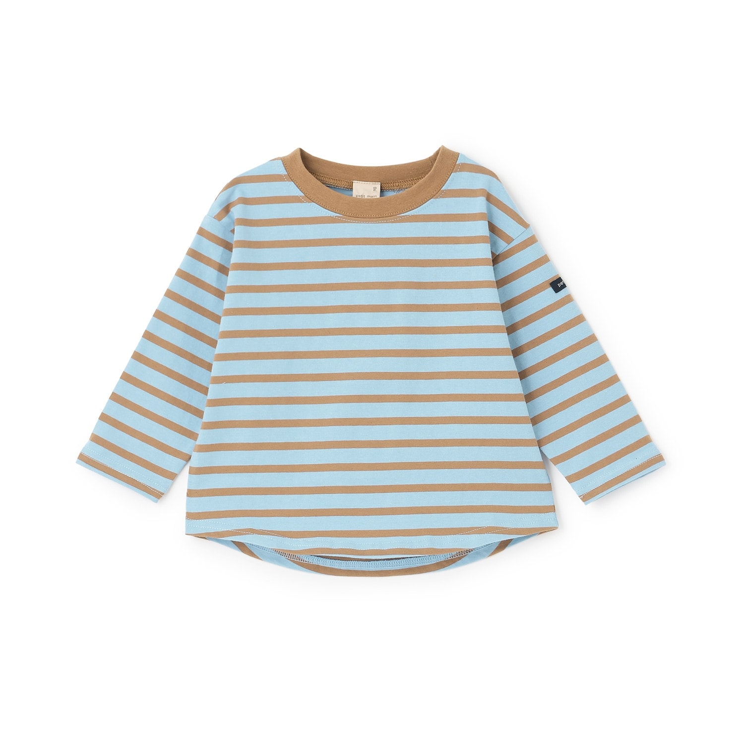 【食品防汚】ボーダー長袖Tシャツ