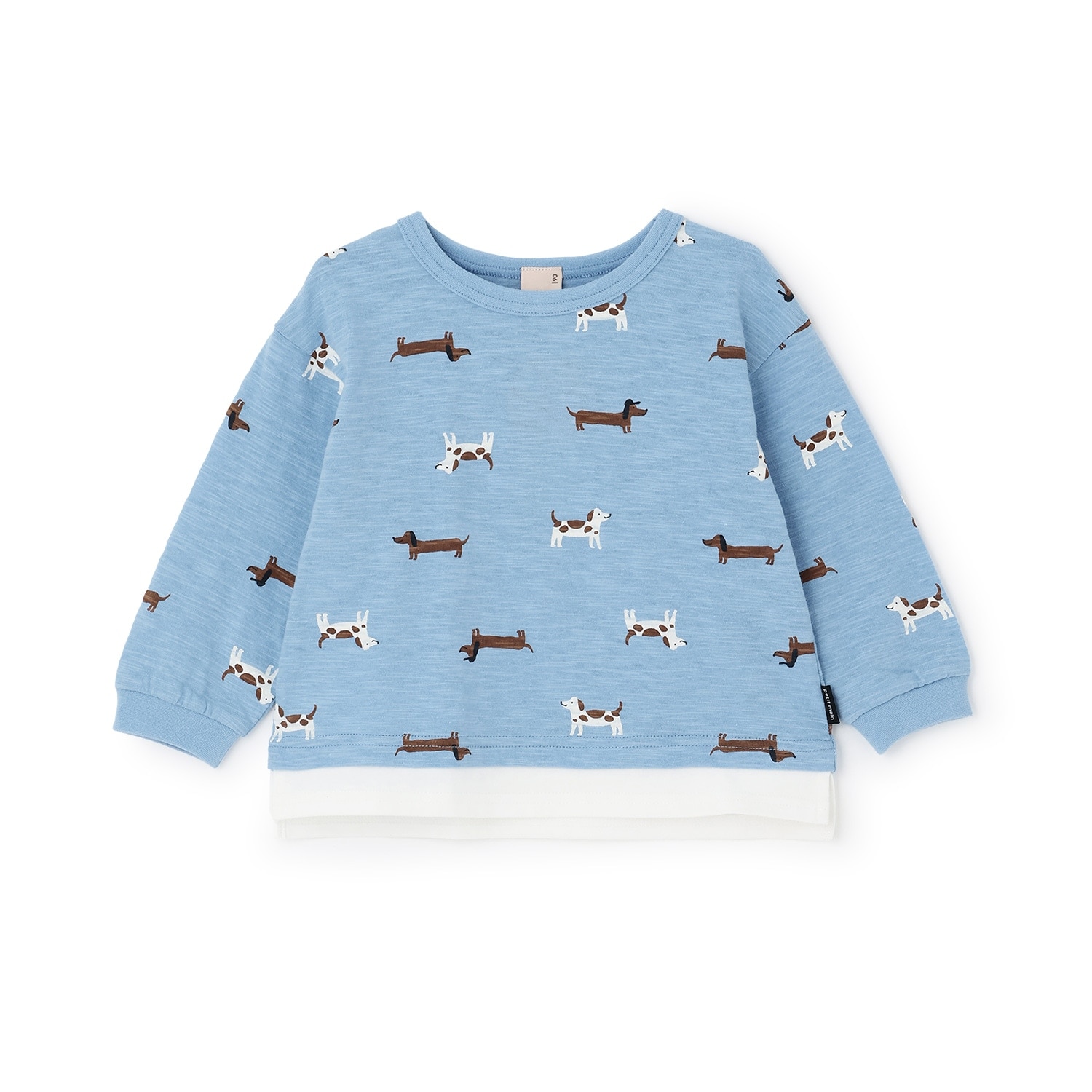 【防汚】マルチ柄長袖Tシャツ