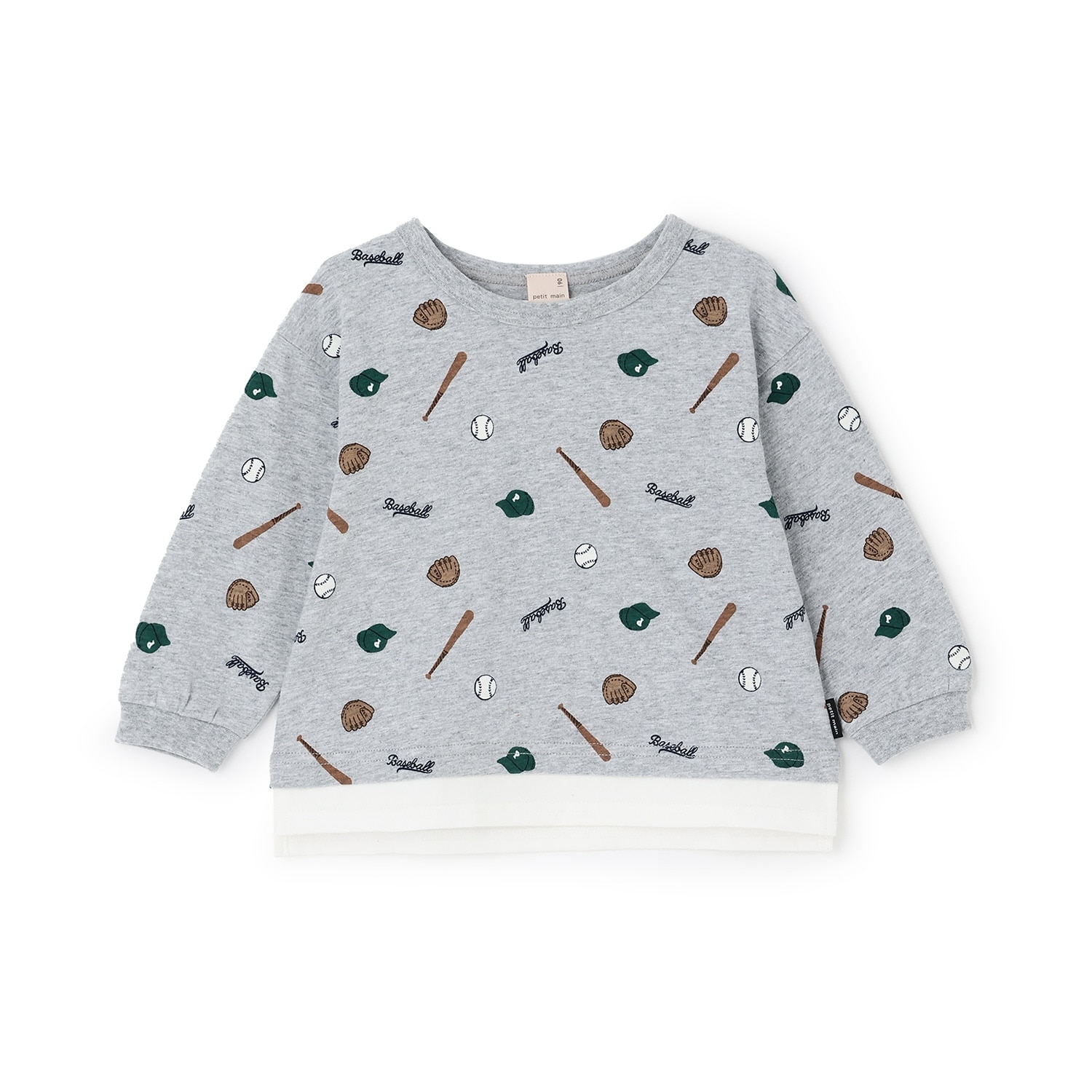 【防汚】マルチ柄長袖Tシャツ