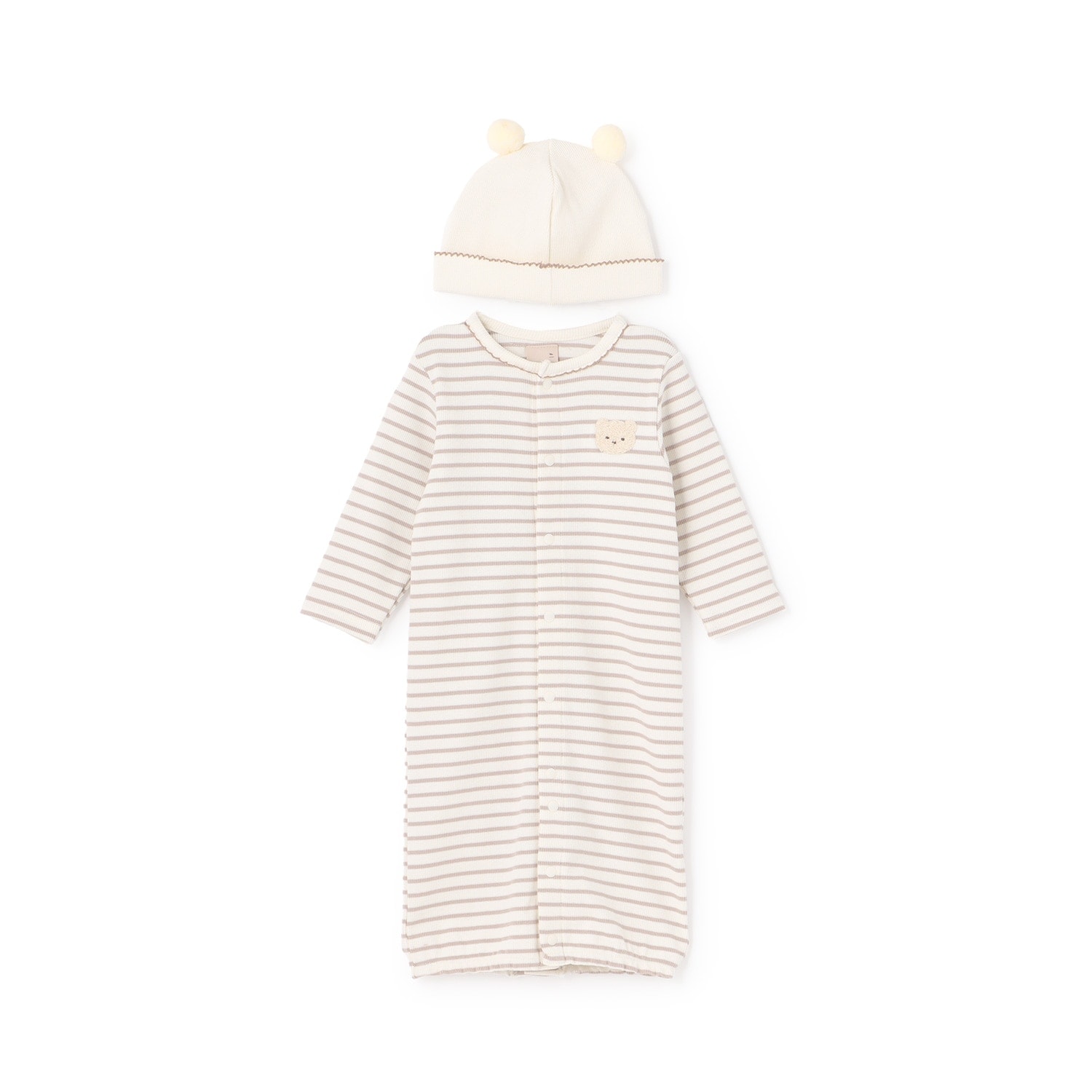 帽子つき2wayオール