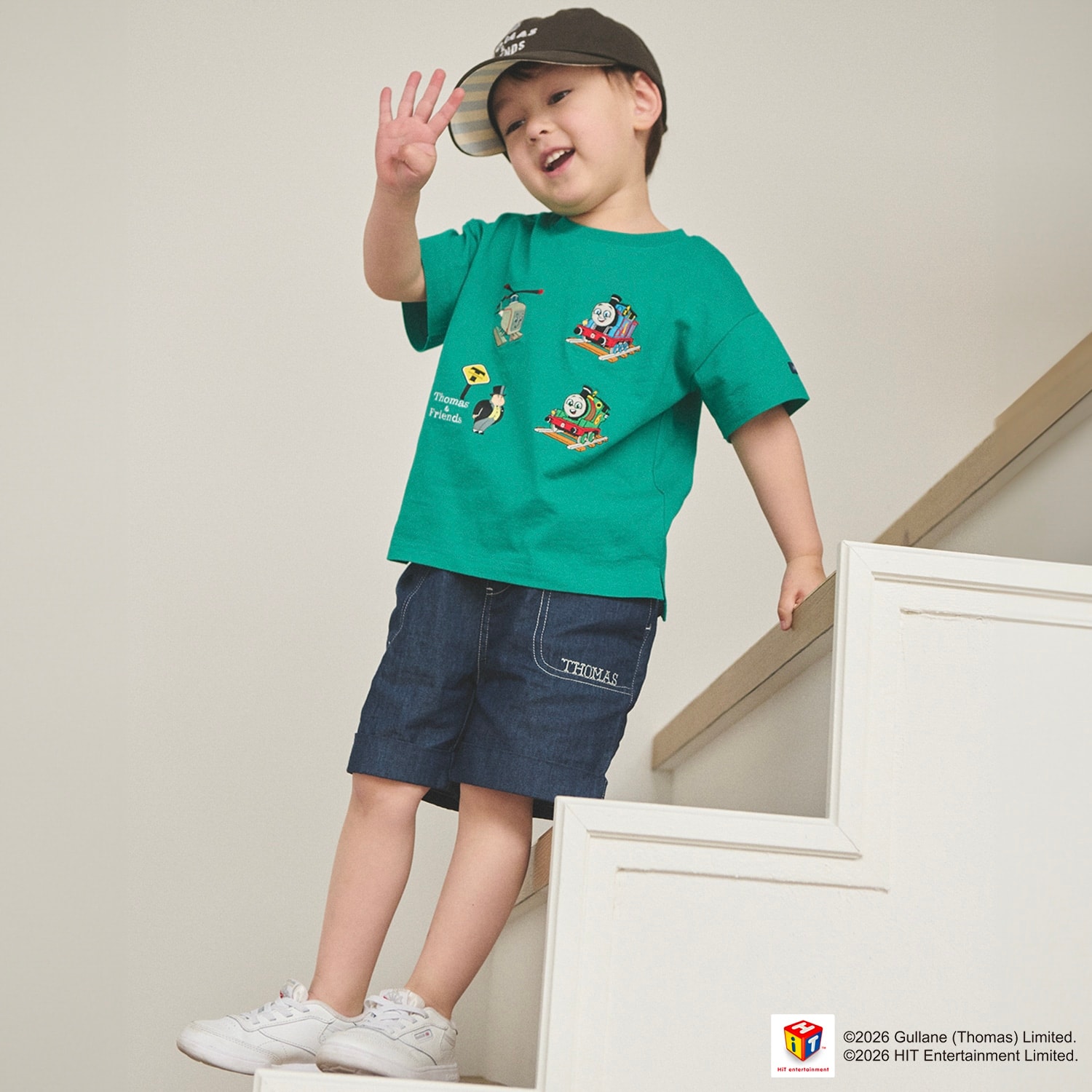 【3月13日発売予定】【きかんしゃトーマス】布帛ハーフパンツ