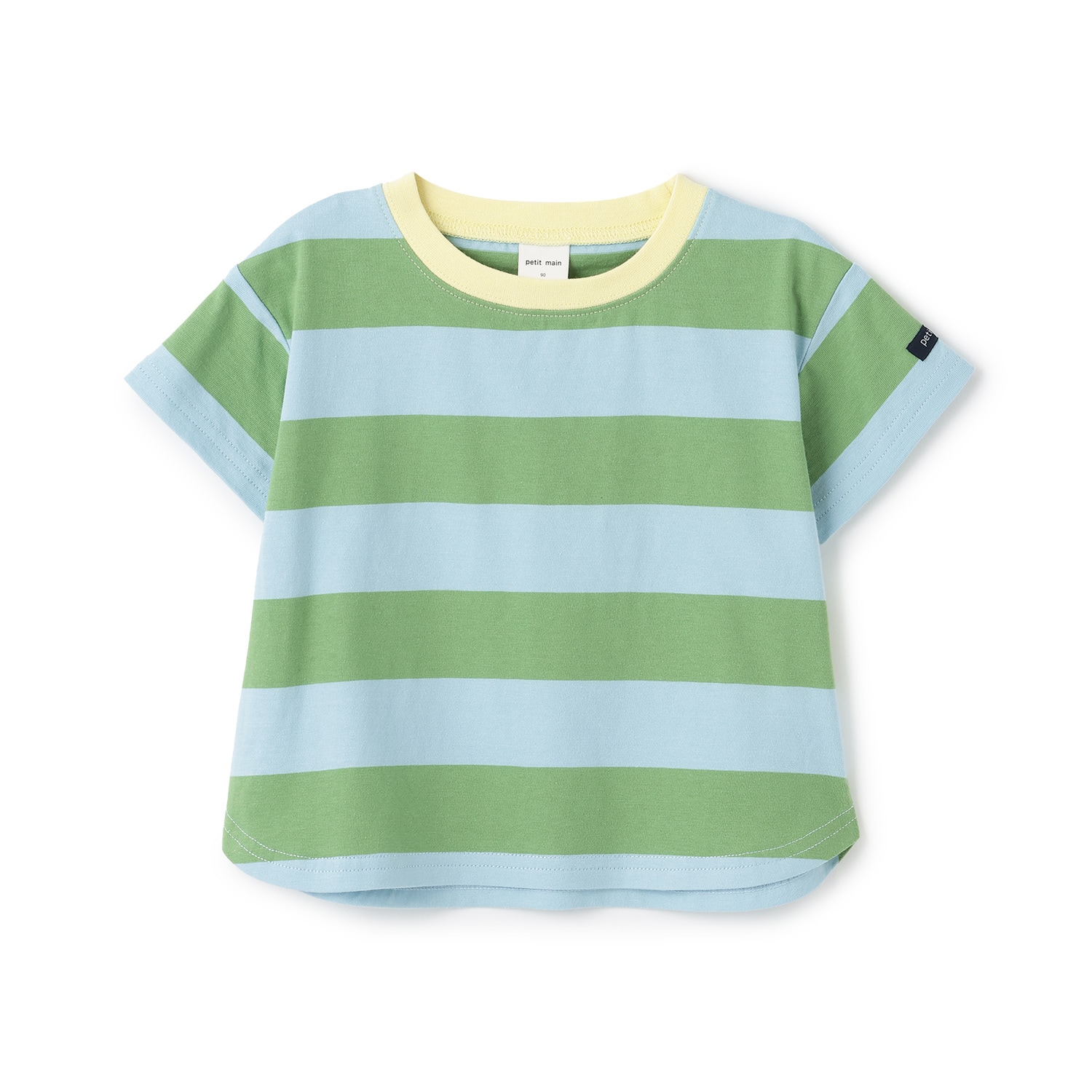 【WEB限定カラー/食品防汚】ボーダー半袖Tシャツ