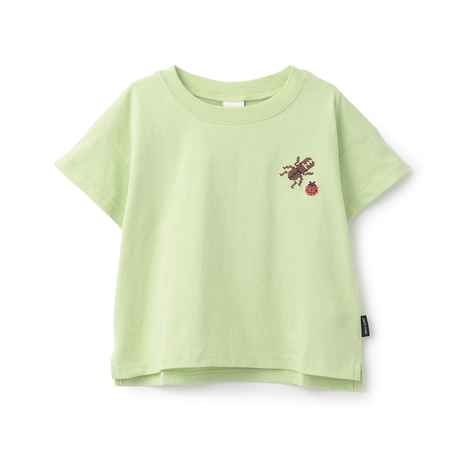 【食品防汚】刺しゅう半袖Tシャツ