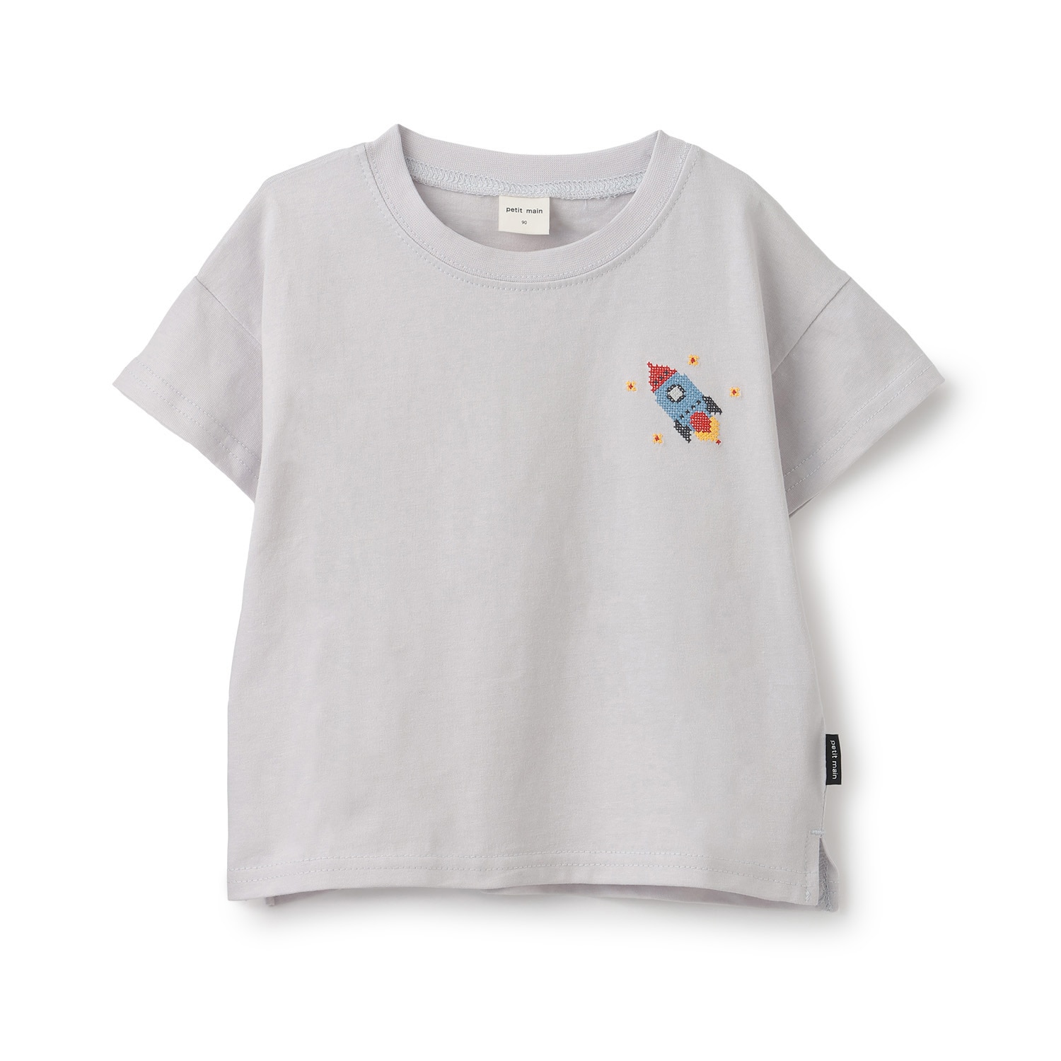 【食品防汚】刺しゅう半袖Tシャツ