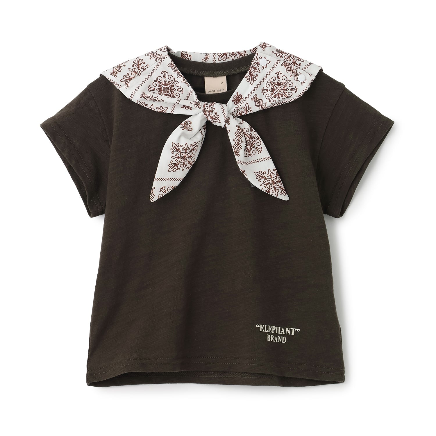 【ELEPHANT】セーラー衿取り外し半袖Tシャツ