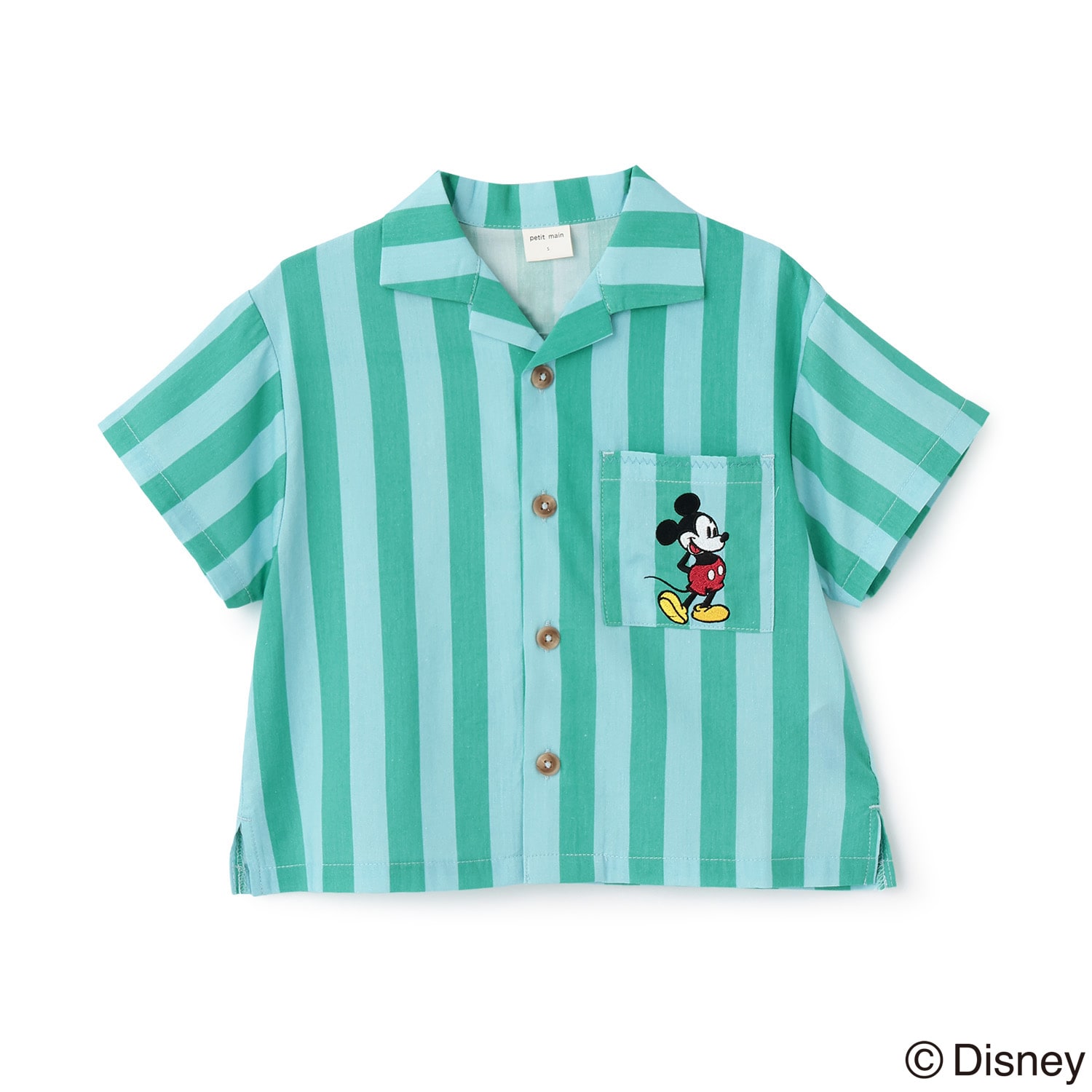 【Disney】開襟半袖シャツ