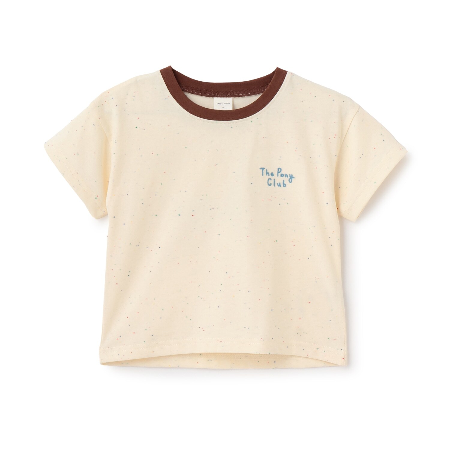 【接触冷感】ネップグラフィック半袖Tシャツ
