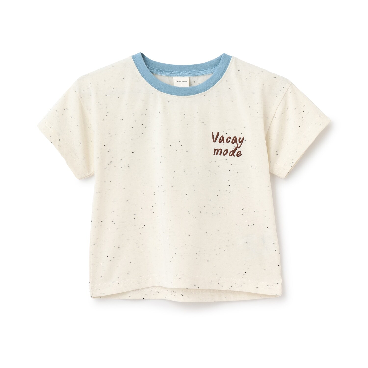 【接触冷感】ネップグラフィック半袖Tシャツ