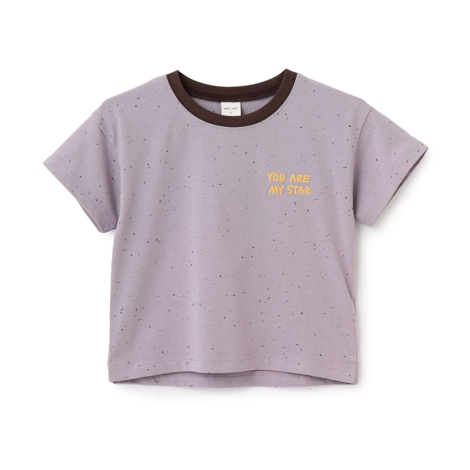 【接触冷感】ネップグラフィック半袖Tシャツ