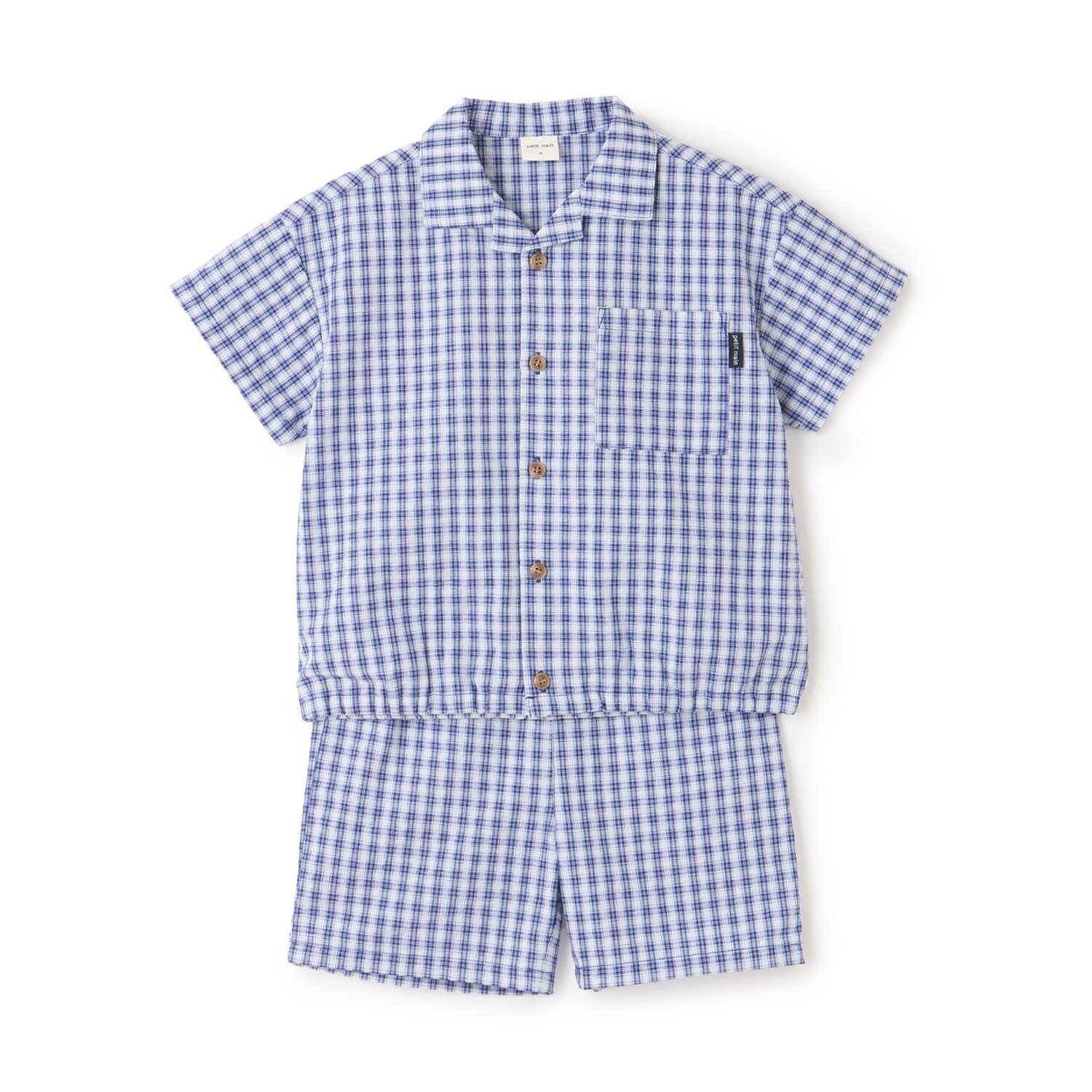 チェック布帛セットアップ