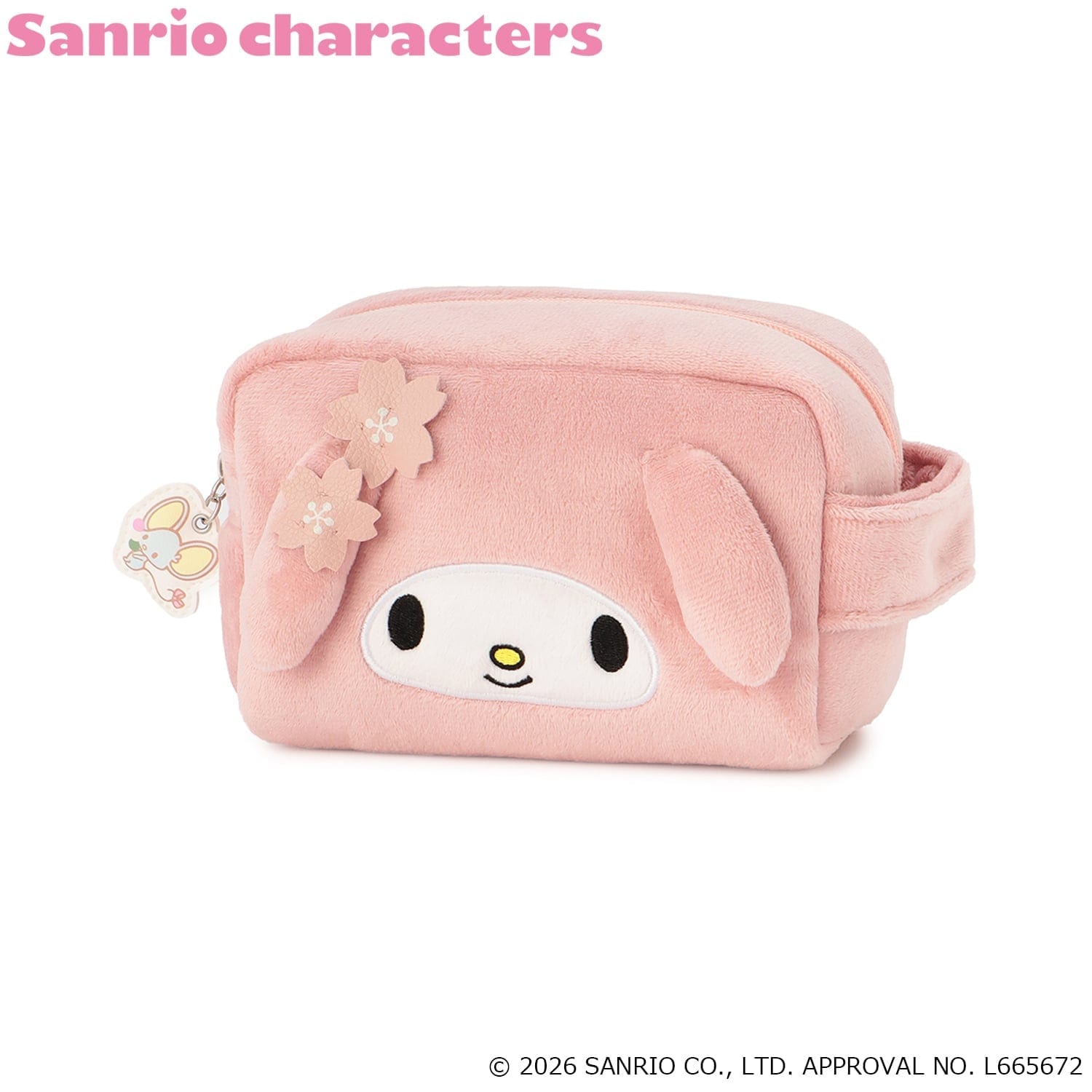 【サンリオキャラクターズ】お顔ポーチ/LG