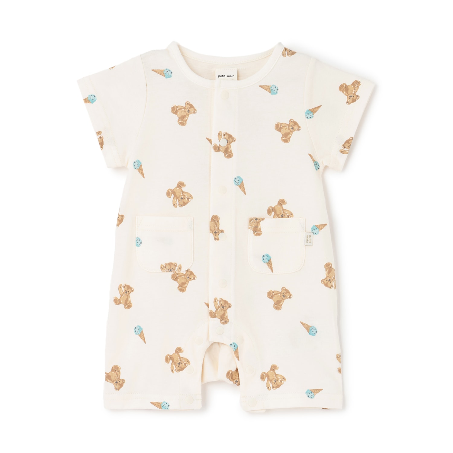 半袖カバーオール