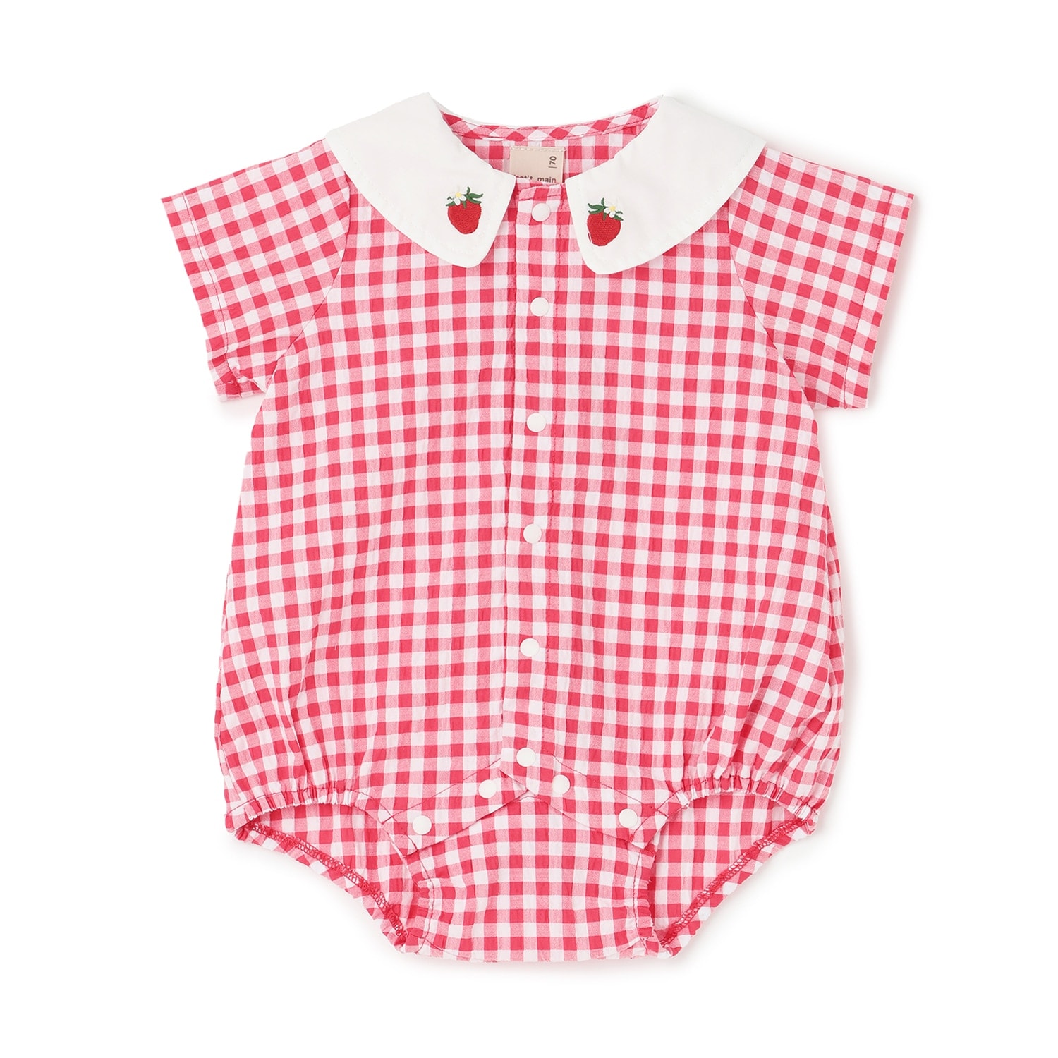 フルーツ衿ロンパース