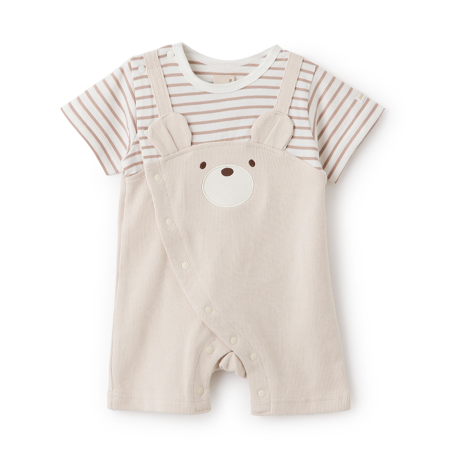 くま耳サロペットカバーオール