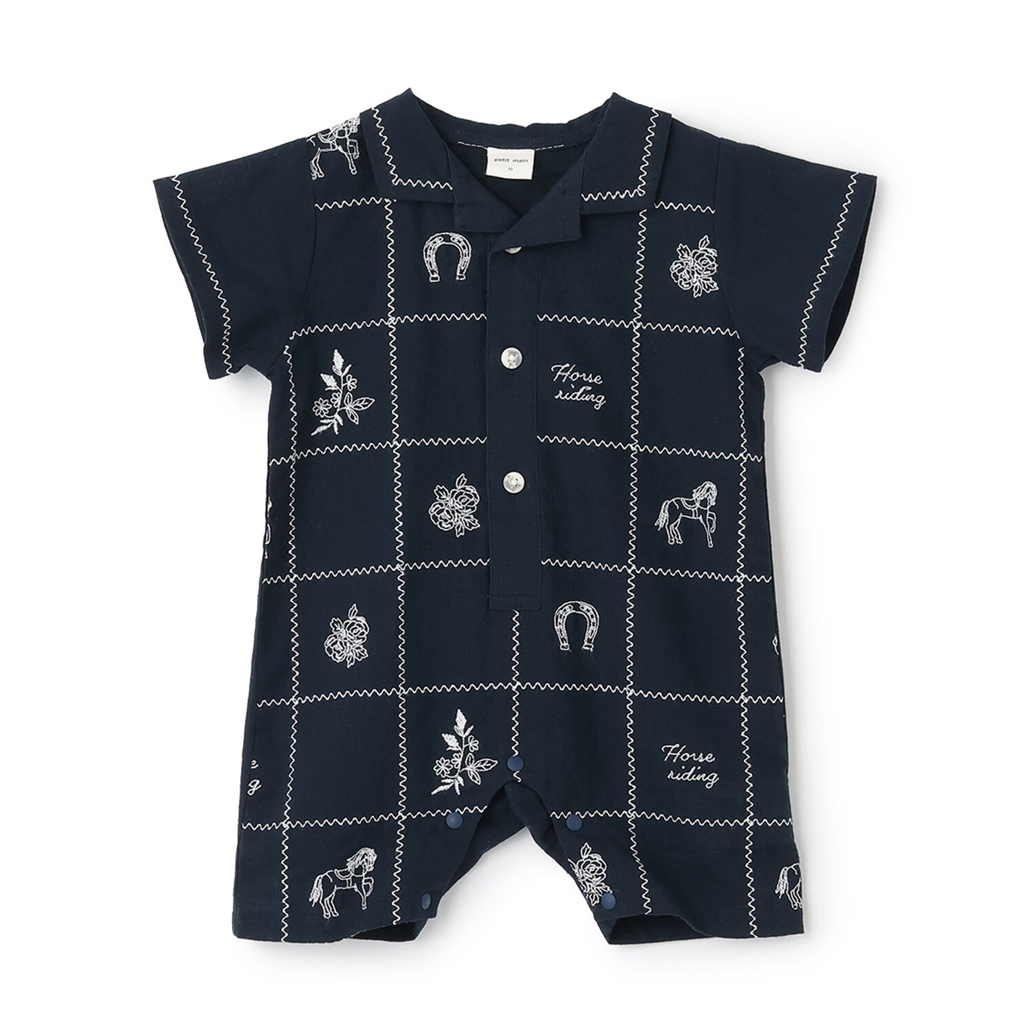 【リンク】インド綿刺しゅうカバーオール