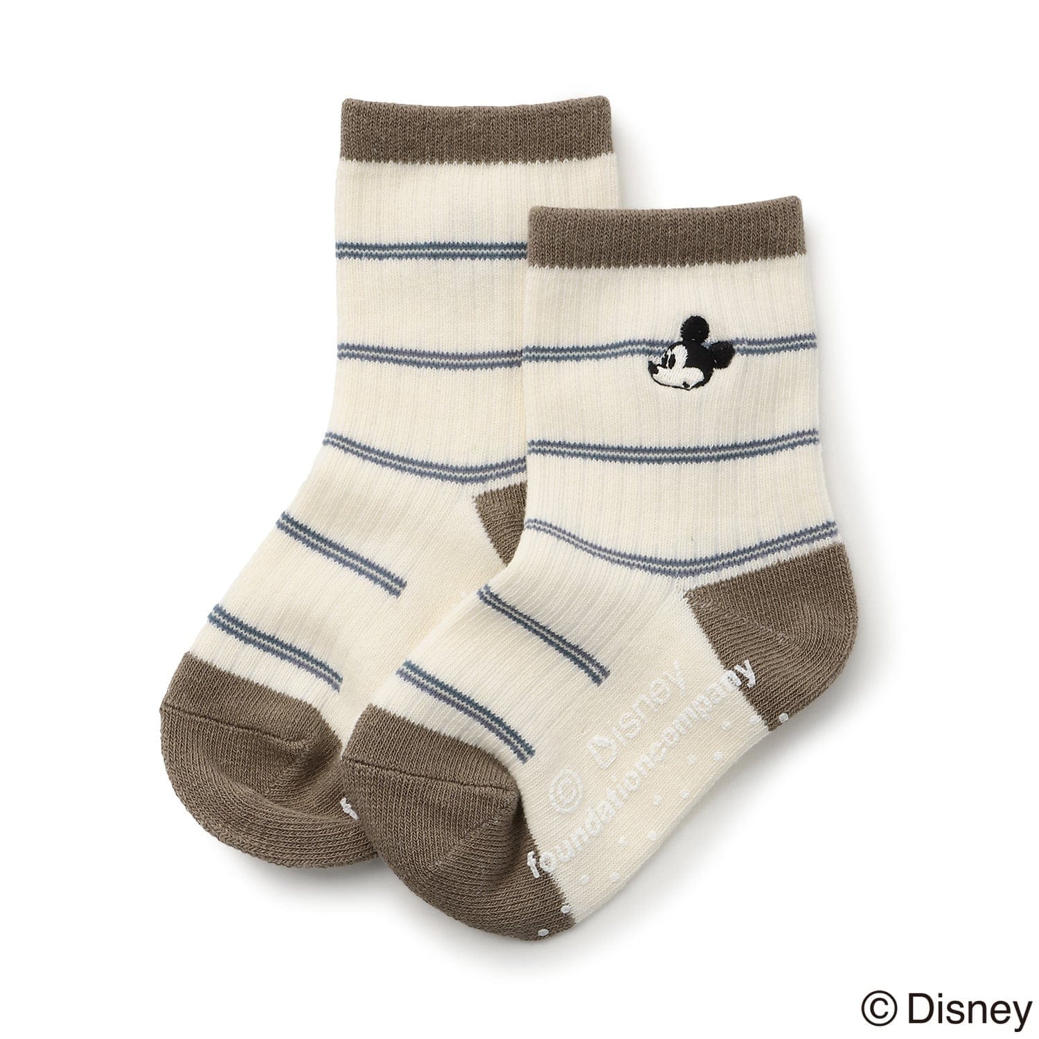 【Disney】ミッキー刺しゅうソックス