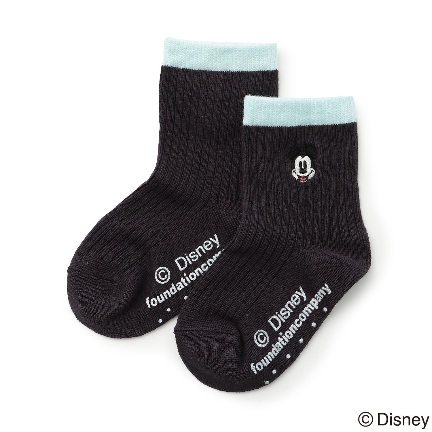 【Disney】ミッキー刺しゅうソックス