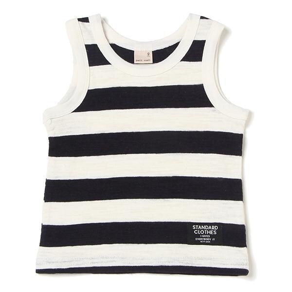 Narumiya Online ナルミヤ オンラインの公式通販サイト太ボーダータンクトップ 80 紺 キッズ