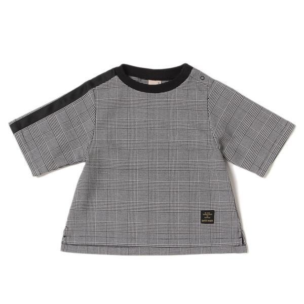 グレンチェック柄Tシャツ
