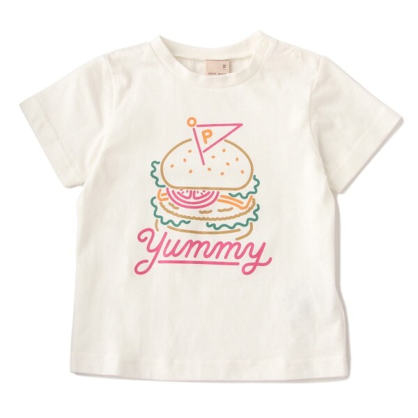 Narumiya Online ナルミヤ オンラインの公式通販サイトカラフルイラストtシャツ 80 オフ ホワイト キッズ