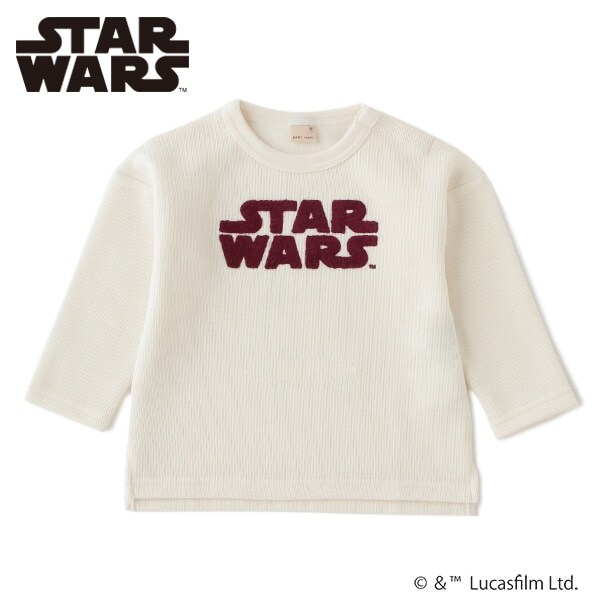 【STAR WARS】 裏起毛 サガラワッペンTシャツ
