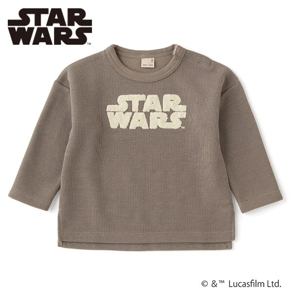 【STAR WARS】 裏起毛 サガラワッペンTシャツ