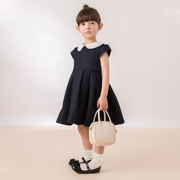 Narumiya Online ナルミヤ オンラインの公式通販サイト衿つきウエスト切り替えワンピース 80 マルチ キッズ
